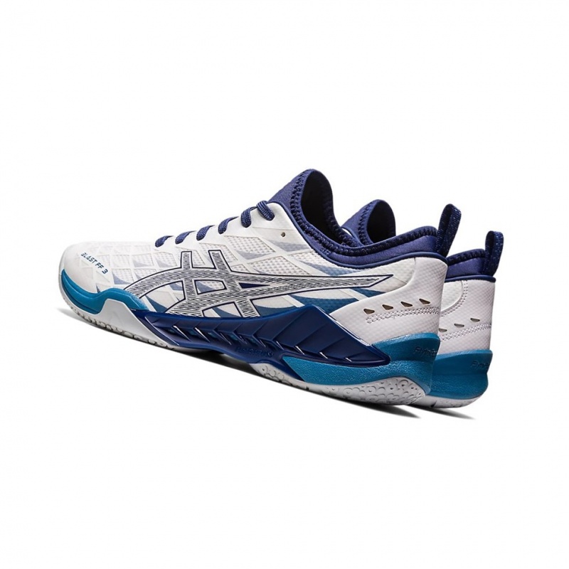 Chaussure Volley Asics BLAST FF 3 Homme Blanche Noir | NOVA07561