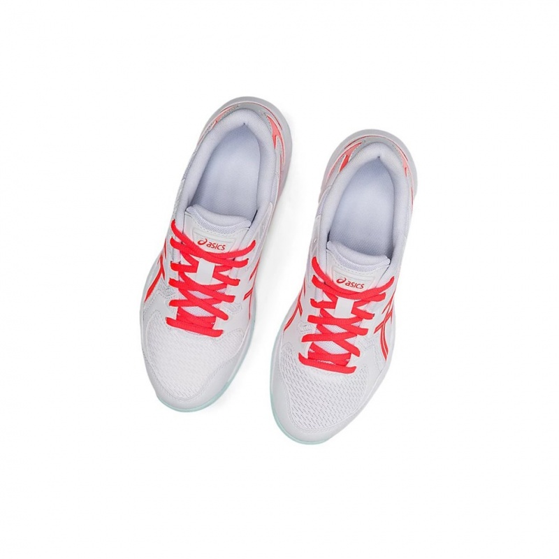 Chaussure Volley Asics GEL-ROCKET 10 Femme Blanche Rouge | ISHU89763