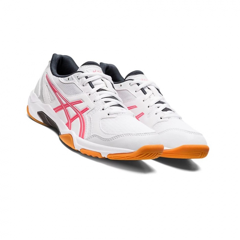 Chaussure Volley Asics GEL-ROCKET 10 Femme Blanche Rose | GBEW82796