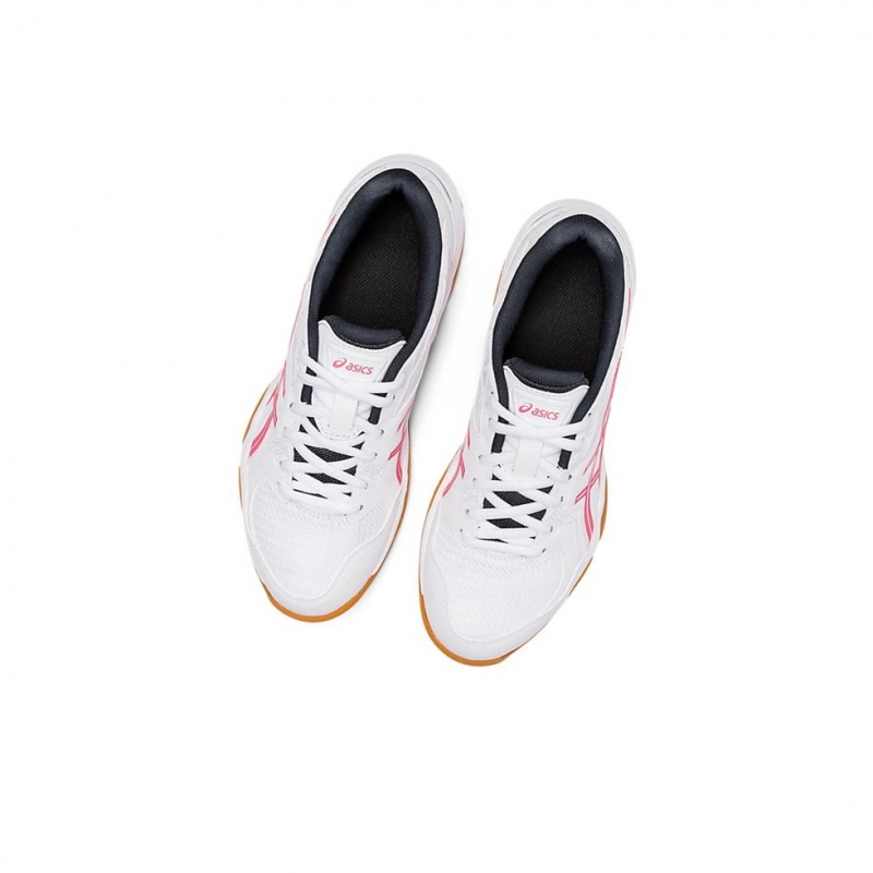 Chaussure Volley Asics GEL-ROCKET 10 Femme Blanche Rose | GBEW82796