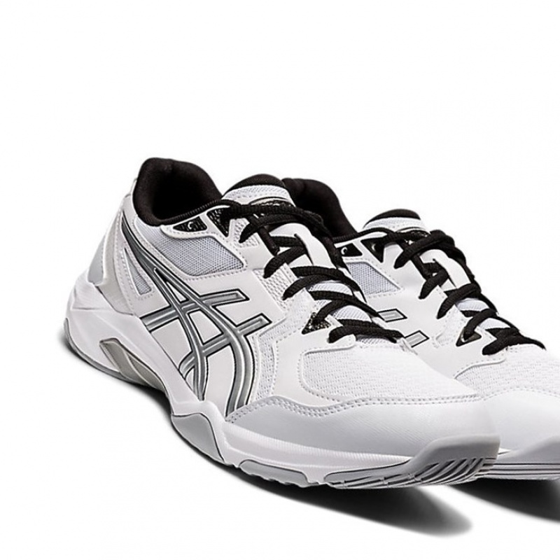 Chaussure Volley Asics GEL-ROCKET 10 Homme Blanche Argent | YWUJ70584