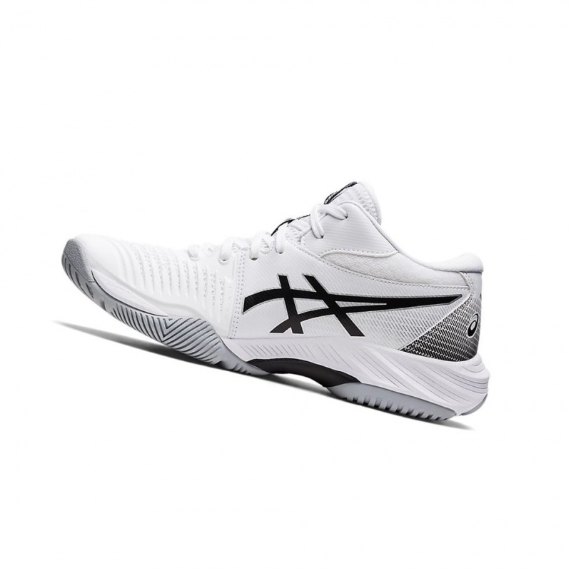 Chaussure Volley Asics NETBURNER BALLISTIC FF MT 3 Femme Blanche Noir | SYMJ14598