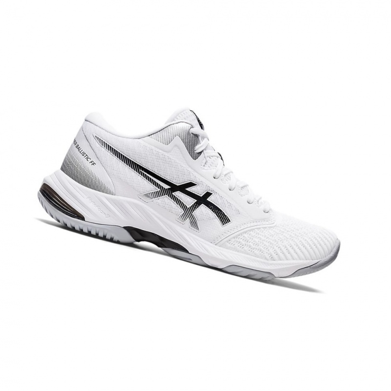 Chaussure Volley Asics NETBURNER BALLISTIC FF MT 3 Femme Blanche Noir | SYMJ14598