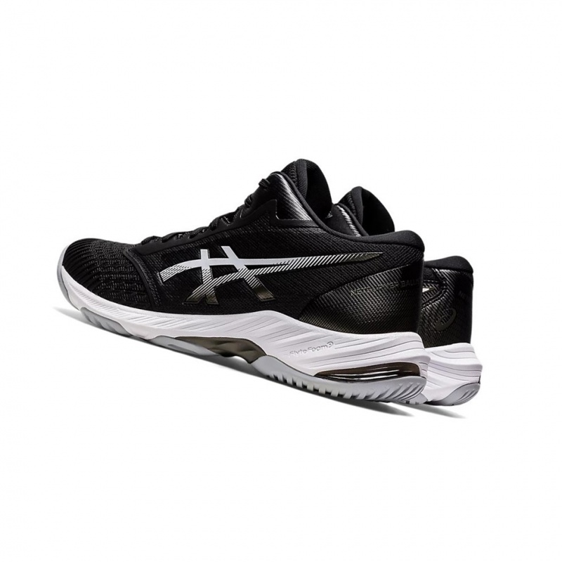 Chaussure Volley Asics NETBURNER BALLISTIC FF MT 3 Homme Noir Blanche | BORP41082