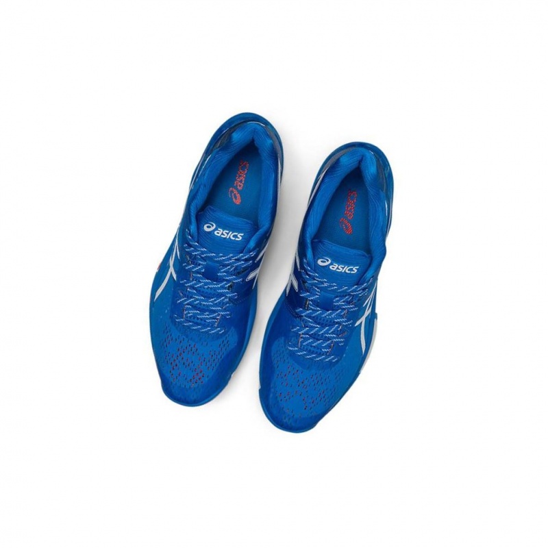 Chaussure Volley Asics SKY ELITE FF Femme Bleu | QWMH06791