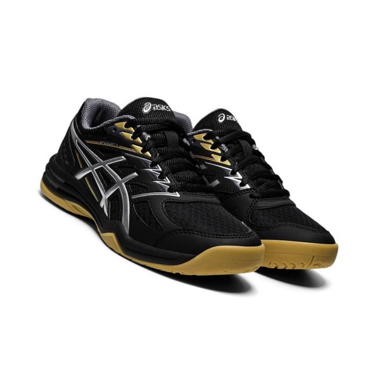 Chaussure Volley Asics UPCOURT 4 GS Enfant Noir | QMFC30124