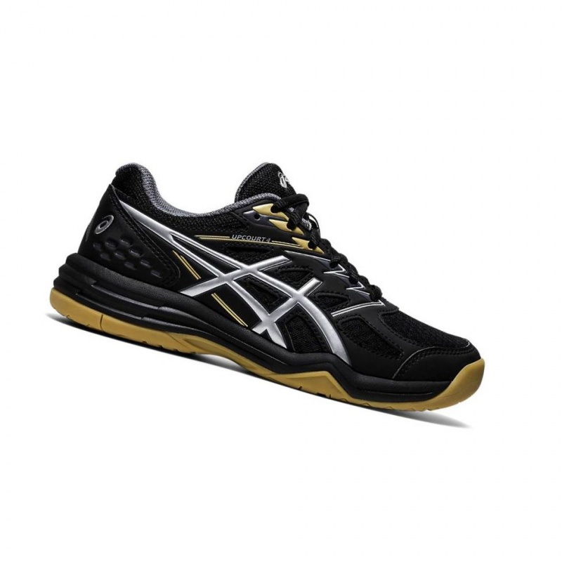 Chaussure Volley Asics UPCOURT 4 GS Enfant Noir | QMFC30124