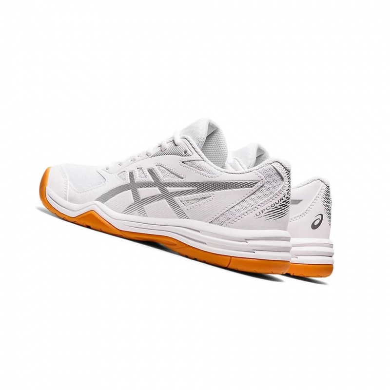 Chaussure Volley Asics UPCOURT 5 Femme Blanche Argent | EXYI26705