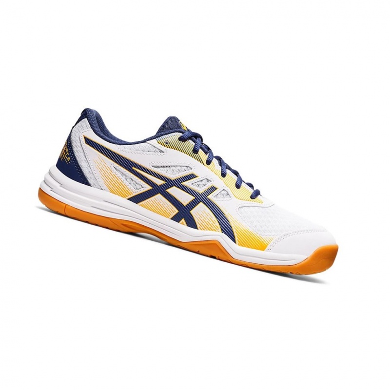 Chaussure Volley Asics UPCOURT 5 Homme Blanche Noir | YXGL95480