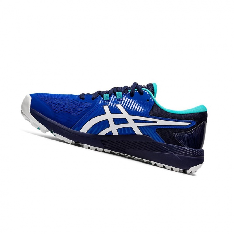 Chaussures De Golf Asics GEL-COURSE GLIDE Homme Bleu Blanche | RHMY95736