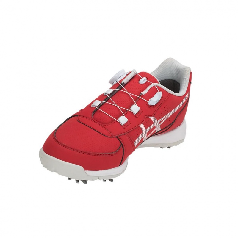 Chaussures De Golf Asics GEL-PRESHOT BOA Homme Rouge Blanche | RPXW10573