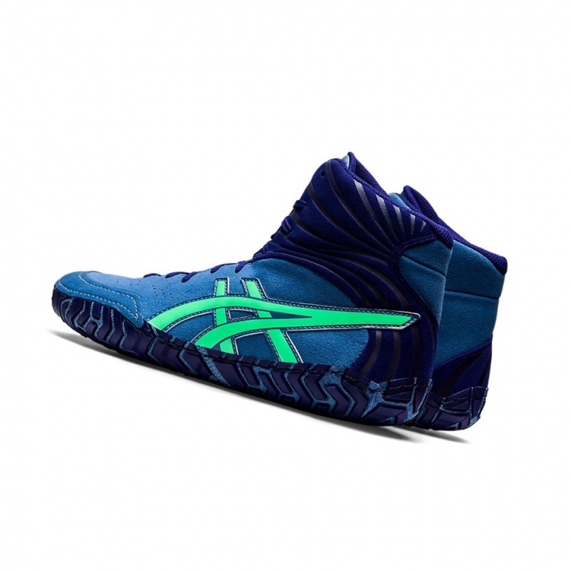 Chaussures De Lutte Asics AGGRESSOR 5 Homme Azur | YPJL56247