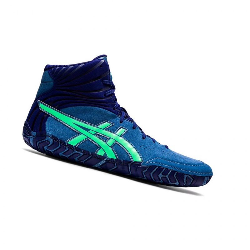 Chaussures De Lutte Asics AGGRESSOR 5 Homme Azur | YPJL56247