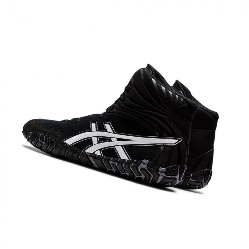 Chaussures De Lutte Asics AGGRESSOR 5 Homme Noir Blanche | IPSY96728