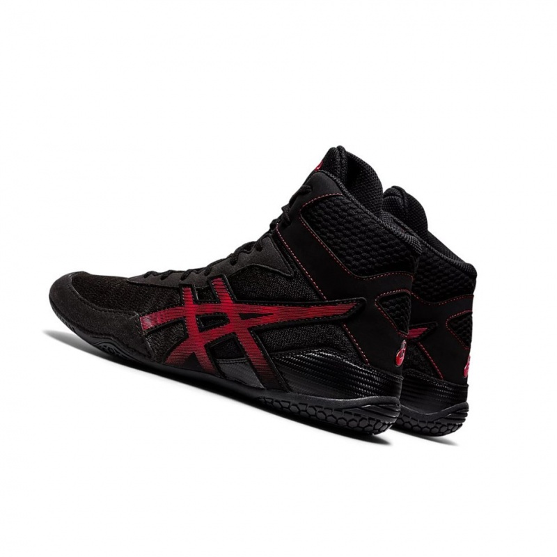 Chaussures De Lutte Asics MATCONTROL 2 Homme Noir Rouge | KRUC06381