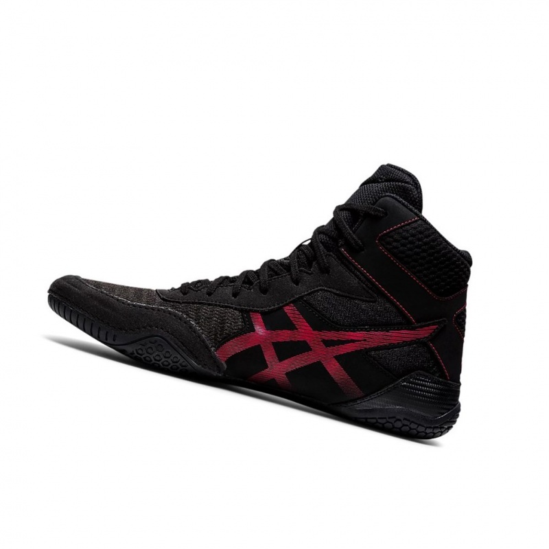 Chaussures De Lutte Asics MATCONTROL 2 Homme Noir Rouge | KRUC06381