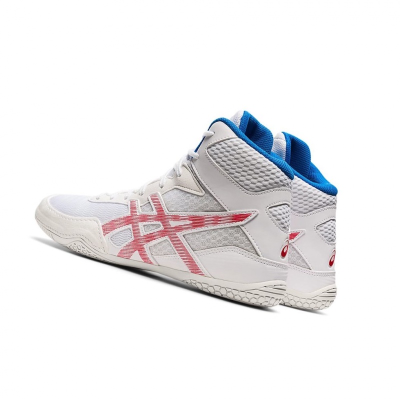 Chaussures De Lutte Asics MATCONTROL 2 Homme Blanche Rouge | CHZK83592