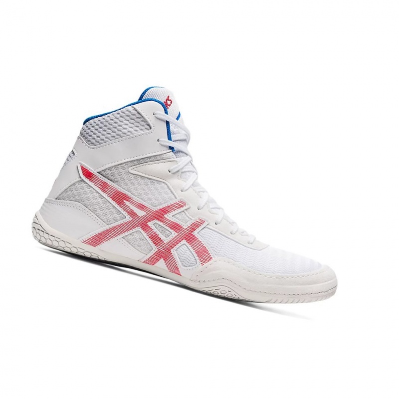 Chaussures De Lutte Asics MATCONTROL 2 Homme Blanche Rouge | CHZK83592