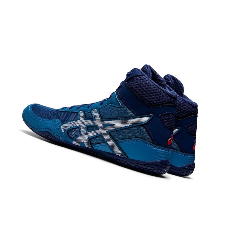 Chaussures De Lutte Asics MATCONTROL 2 Homme Azur Noir | EFIM62815