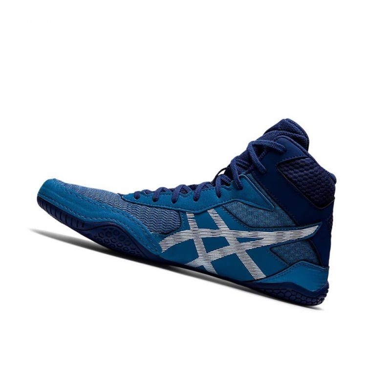 Chaussures De Lutte Asics MATCONTROL 2 Homme Azur Noir | EFIM62815