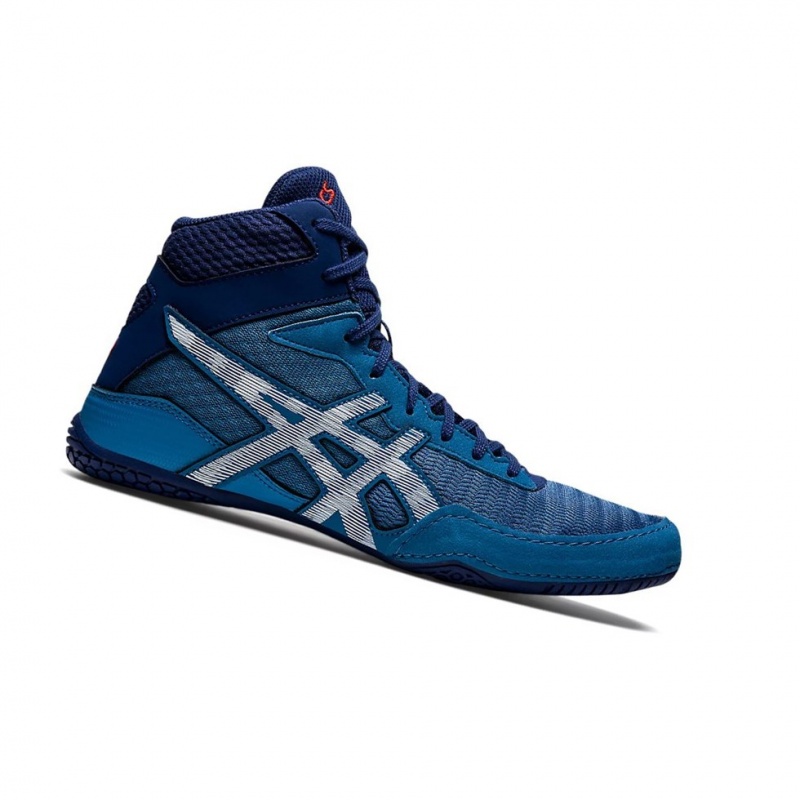 Chaussures De Lutte Asics MATCONTROL 2 Homme Azur Noir | EFIM62815