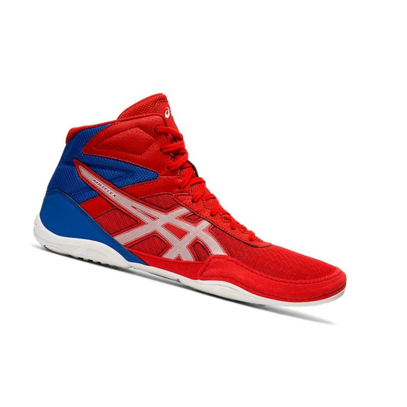 Chaussures De Lutte Asics MATFLEX 6 Homme Rouge Blanche | GJRF07859