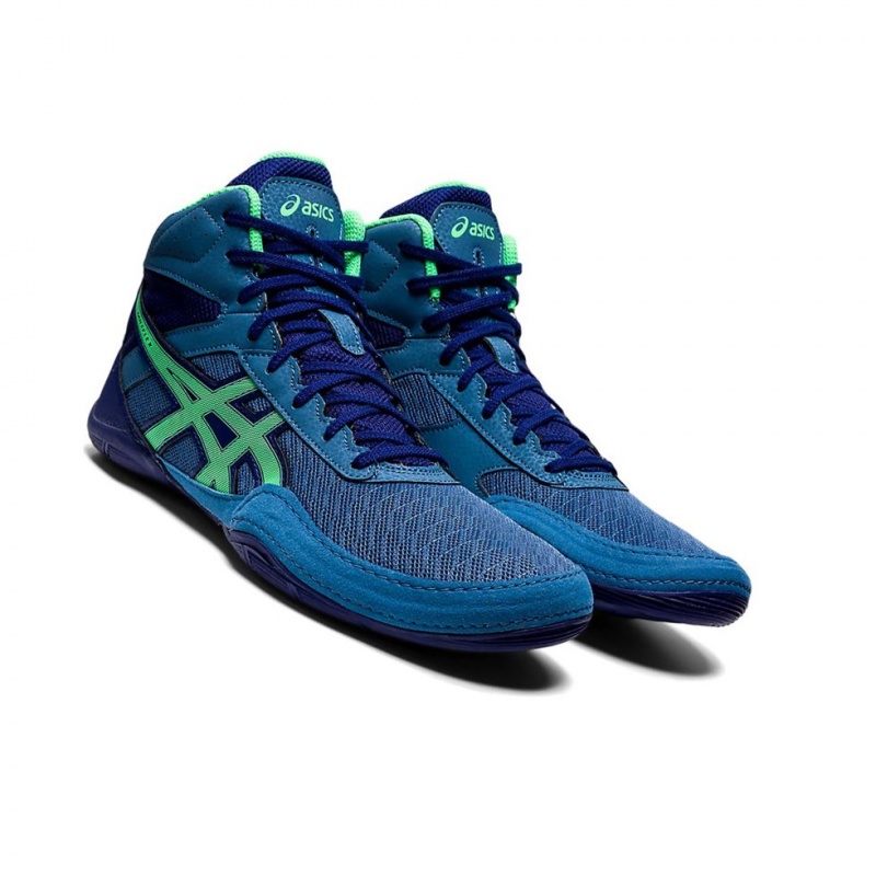 Chaussures De Lutte Asics MATFLEX 6 Homme Azur | MZTP61489