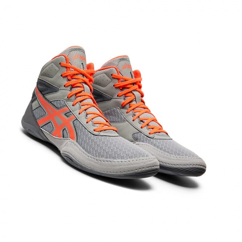 Chaussures De Lutte Asics MATFLEX 6 Homme Grise Corail | WEFV75394