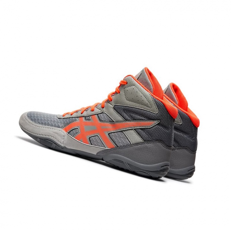 Chaussures De Lutte Asics MATFLEX 6 Homme Grise Corail | WEFV75394