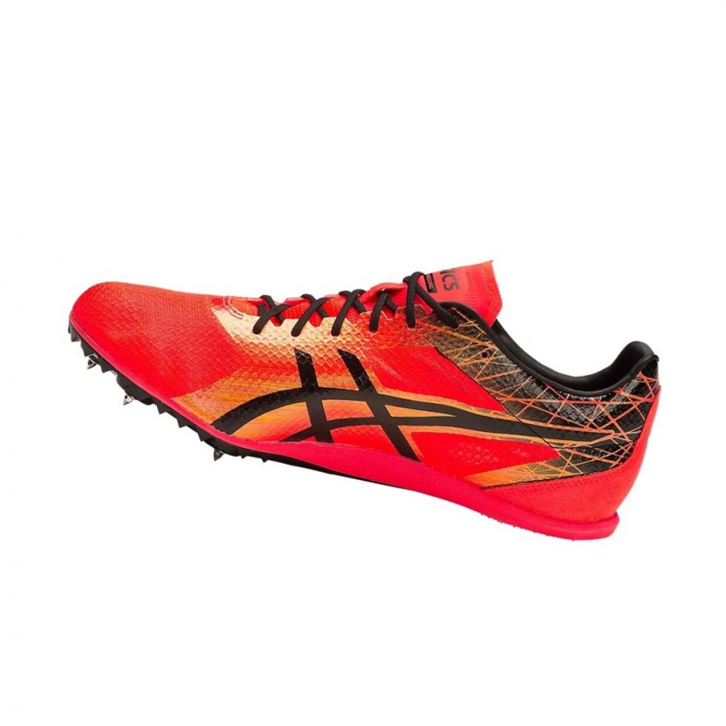 Chaussures Piste Asics COSMORACER MD Femme Corail Noir | UHZI75321