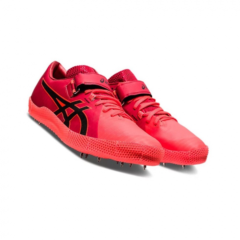 Chaussures Piste Asics HIGH JUMP PRO 2 Homme Rouge Noir | EWVF27059