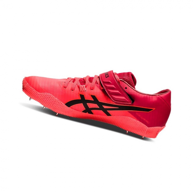 Chaussures Piste Asics HIGH JUMP PRO 2 Homme Rouge Noir | EWVF27059