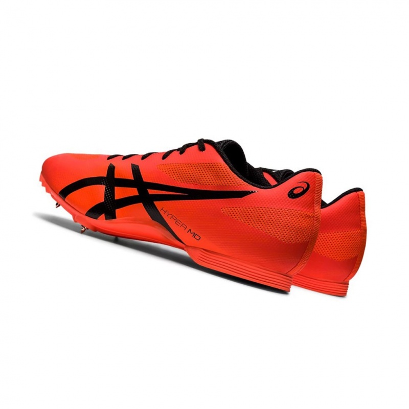 Chaussures Piste Asics HYPER MD 7 Homme Rouge Noir | VLWJ68497