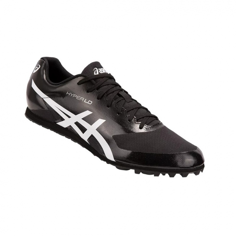 Chaussures Piste Asics Hyper LD 6 Femme Noir Blanche | BQFK84703