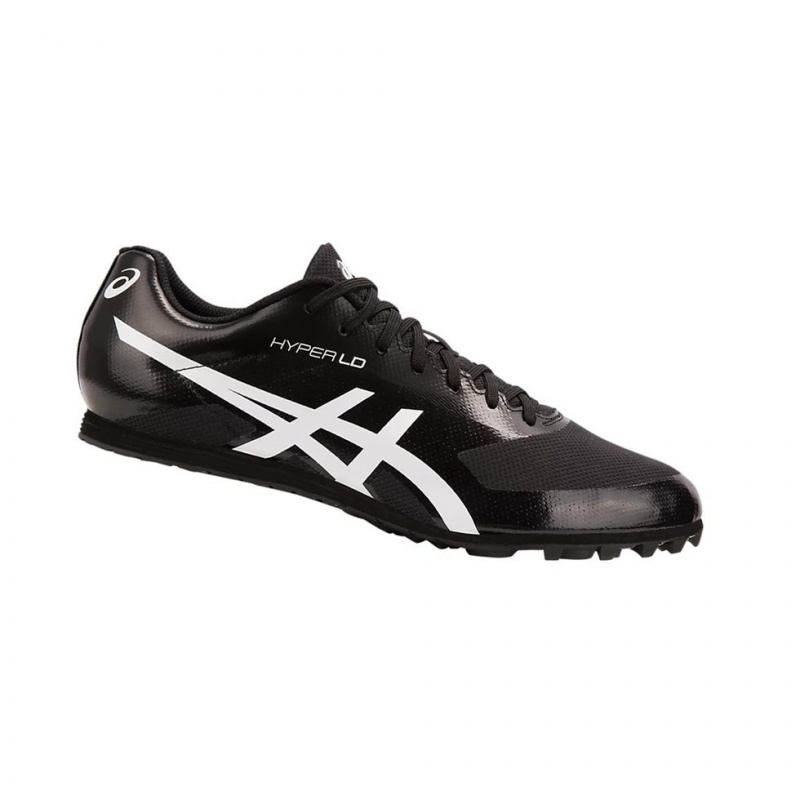 Chaussures Piste Asics Hyper LD 6 Femme Noir Blanche | BQFK84703