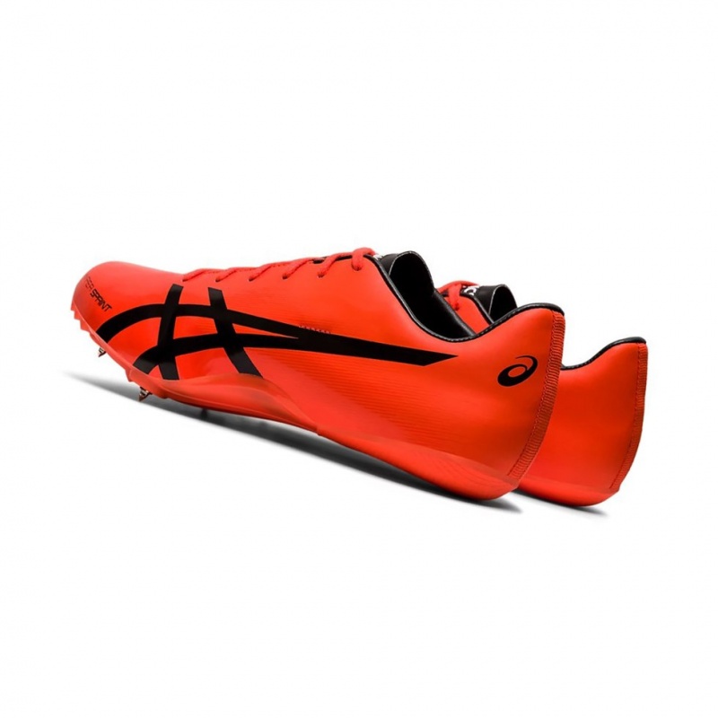 Chaussures Piste Asics Hyper Sprint 7 Femme Rouge Noir | JQRH57489