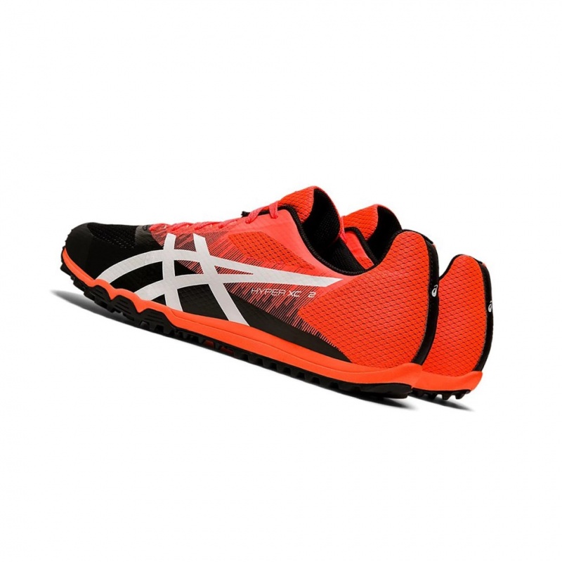 Chaussures Piste Asics Hyper XC 2 Femme Corail Blanche | AXGD01734