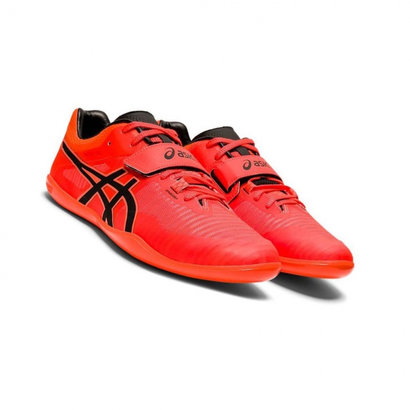 Chaussures Piste Asics THROW PRO Femme Rouge | ECTS98026