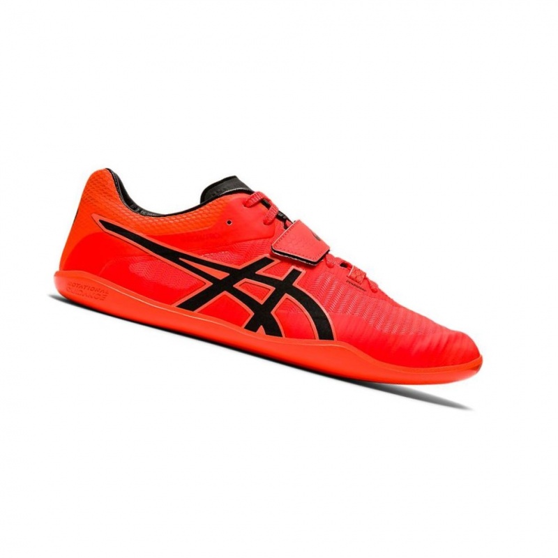 Chaussures Piste Asics THROW PRO Femme Rouge | ECTS98026